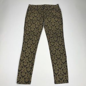 Bisou Bisou Metallic Skinny Jeans